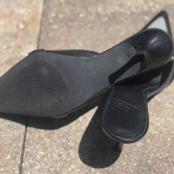 Jeffrey Campbell Black/plaid pointy toe sandals size 10 - Picture 5 of 7